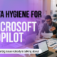 Microsoft Copilot for Microsoft 365 data hygiene and governance concept showing enterprise teams preparing M365 data for secure AI deployment