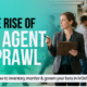 IT manager with clipboard auditing AI agents in a busy office — illustrating the rise of AI agent sprawl in Microsoft 365 and the need to inventory, monitor and govern Copilot Studio bots